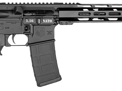Diamondback DB175AK003 DB15  5.56 NATO 30+1 Black Nitride Black Hardcoat Anodize Aluminum Receiver, 12″ M-LOK Handguard, Black A2 Grip