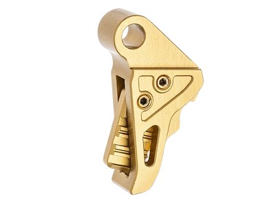 Tyrant CNC TDHCATTRIGGOLD/GOLD  Trigger/Shoe Gold Fits Springfield Hellcat Pro