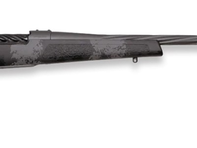 Weatherby MLW01N7MMRR8B Mark V Live Wild 7mm Rem 3+1 26″ Gray Cerakote Fluted Threaded Barrel, Gray Cerakote Drilled & Tapped Steel Receiver, Fixed Black w/Gray Accents Polymer Stock, Right Hand