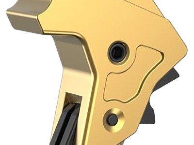 Tyrant CNC TDMPTRIGFSCGOLD/BLK   Gold Fits S&W M&P Full-Size & Compact