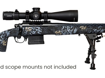 Iota Outdoors RF017S112214T19 Vandal Prime 6.5 Creedmoor 22″ Black Spiral Fluted Threaded Barrel, Drilled & Tapped Receiver, Textured Iota EKO Carbon Fiber Stock