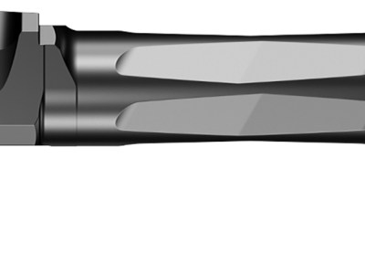 Radian Weapons R0870 Ramjet & Afterburner Combo Compatible w/Glock 43X, Gray PVD Stainless Steel