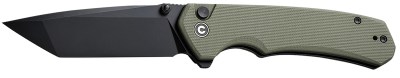 Civivi Knives C19059C-2 Brazen  3.46″ Folding Plain Black D2 Steel Blade, OD Green Textured G10 Handle