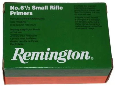 REMINGTON PRIMER 6-1/2 SMALL RIFLE 100 RD/BX 10BX/BRICK 5 BRICK/CS