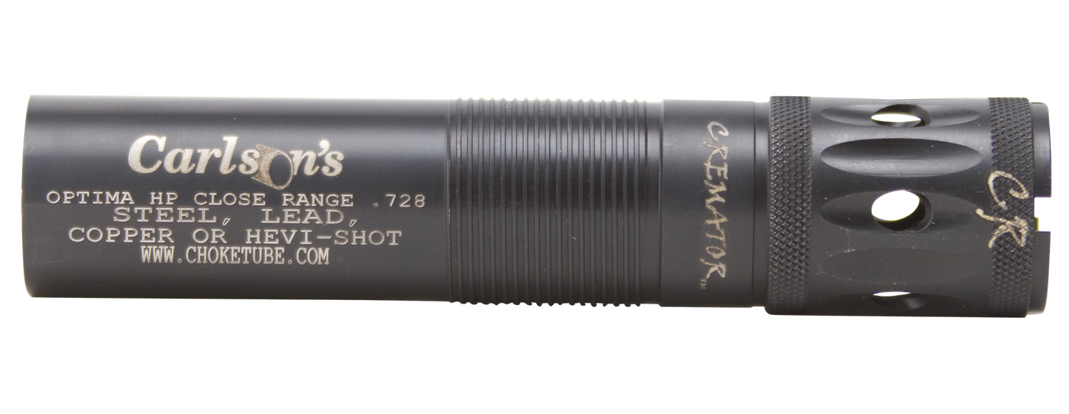 Carlson’s Choke Tubes 11563  Cremator Beretta Optima HP 12 Gauge Close Range Ported Steel