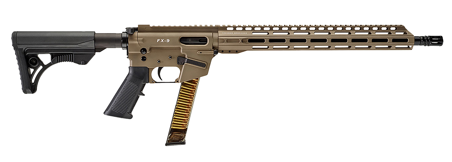 FREEDOM ORDNANCE FX9R16-FDE FX9R  9mm Luger 16″ M-LOK Handguard B5 Grip