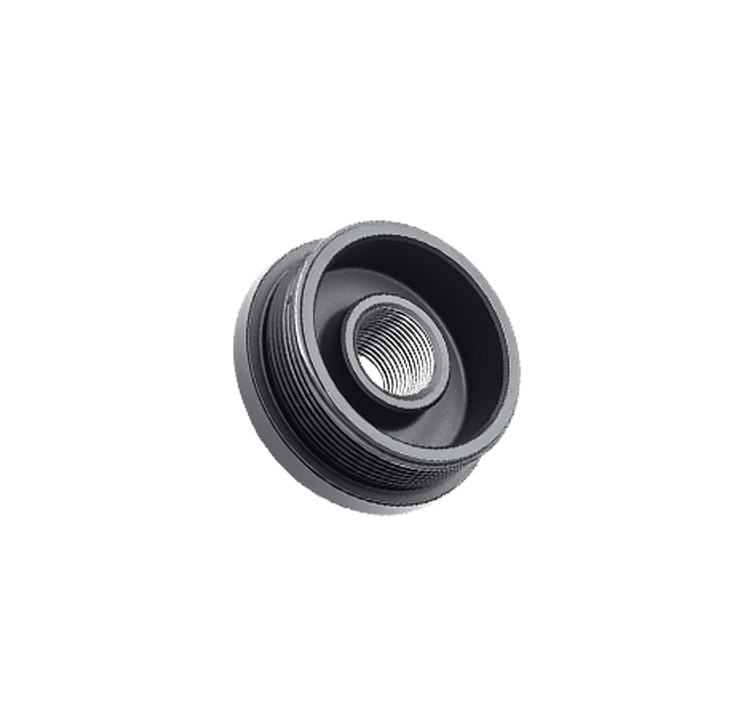 B&T Firearms SD-145582 Adapter Direct Thread HUB Fits 1/2″x28 Black