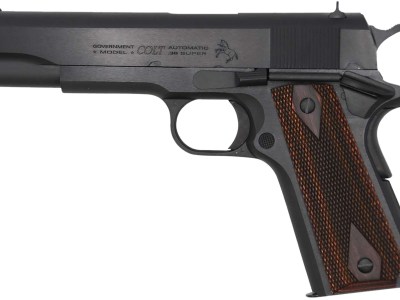 Colt Mfg O1911C38RB Government  38 Super 9+1 5″ National Match Barrel, Blued Carbon Steel Serrated Slide, Blued Carbon Steel Frame w/Beavertail