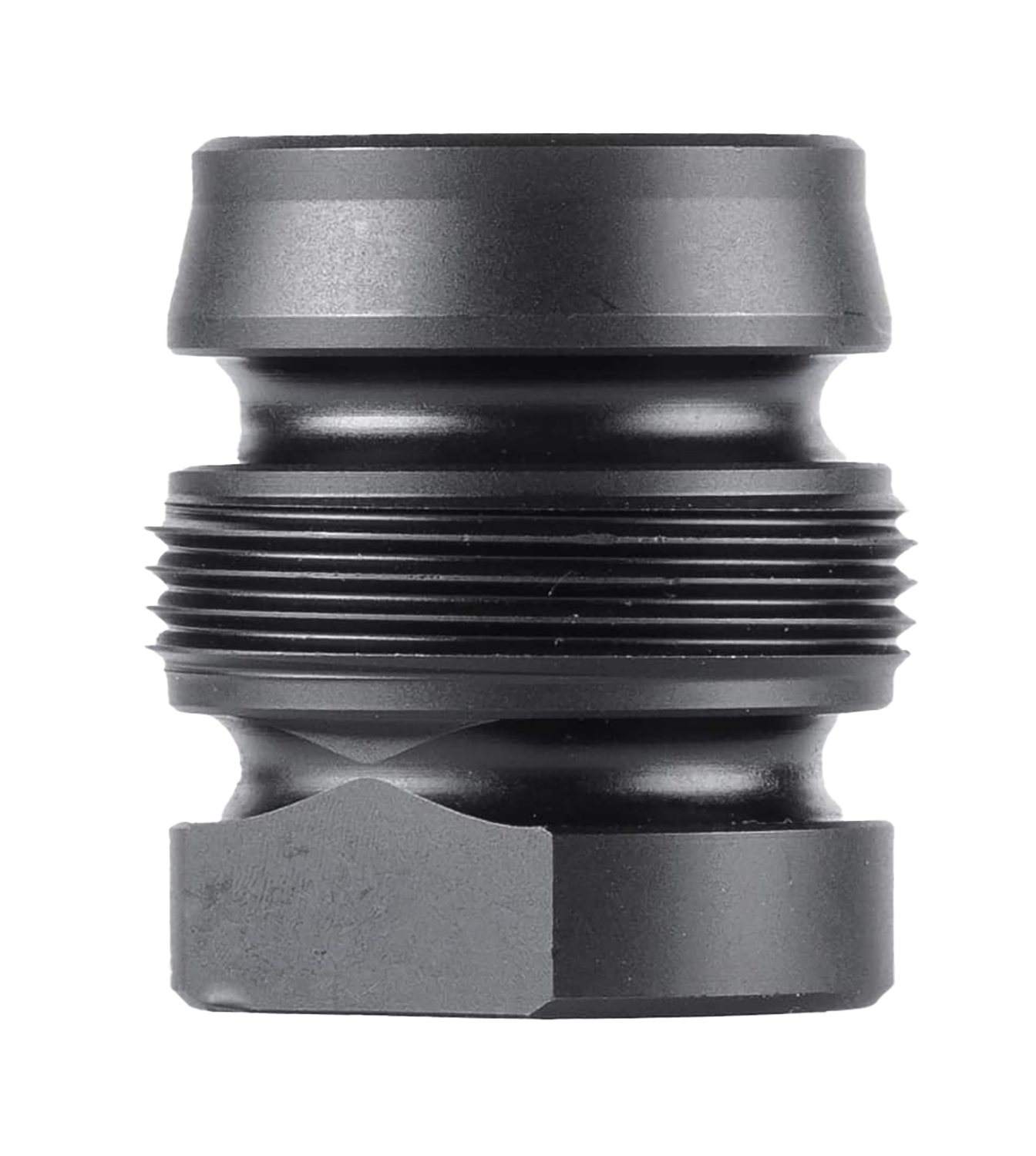 Dead Air DA143 Xeno Xero Black 4140 HT Alloy Steel 9/16×24 RH Threads 1.105″ OAL 0.99″ Diameter 9mm
