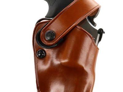 Galco DAO368 DAO Strongside/Crossdraw OWB Tan Steerhide Fits Colt Anaconda 4 1/4″ Right Hand