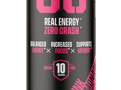 Jocko Fuel 29076 Pink Lemonade Energy Drinks 12oz 12Pack