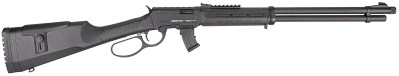 Derya Firearms TM22.LEVER.20 TM22 Lever 22 LR 10+1 20″ Black Threaded Barrel, Black Anodized Picatinny Rail Receiver, Black AG w/Extensions Polymer Buttstock