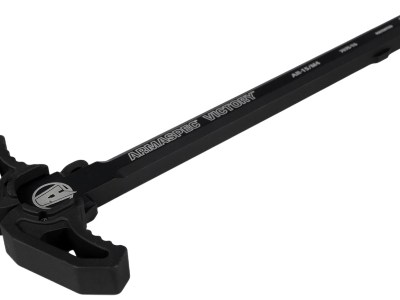Armaspec ARM161-BLK Victory Charging Handle Black Aluminum Ambidextrous Hand