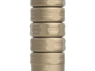 Jk Armament JK155RPX9KFDE RPX 155 9mm 1.55″ Flat Dark Earth Aluminum/Titanium 1/2″x28