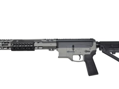 Bilson Arms P8FSSTB20R1 BA-15FCP 338 ARC 10+1 14.50″ Stainless Steel Threaded Barrel, Tactical Gray/Graphite Black Cerakote Aluminum Receiver w/Picatinny Rail, M-LOK Handguard, Black Polymer SBA4 Brac
