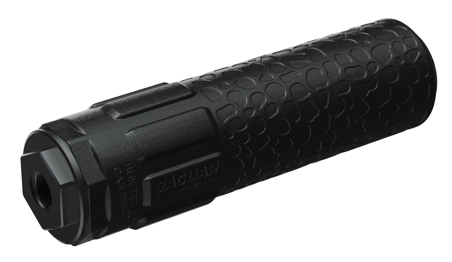 Jaguar Silencers CAS556H-JB CAS556 Shorty 5.56mm Black Inconel 1 3/8″x24