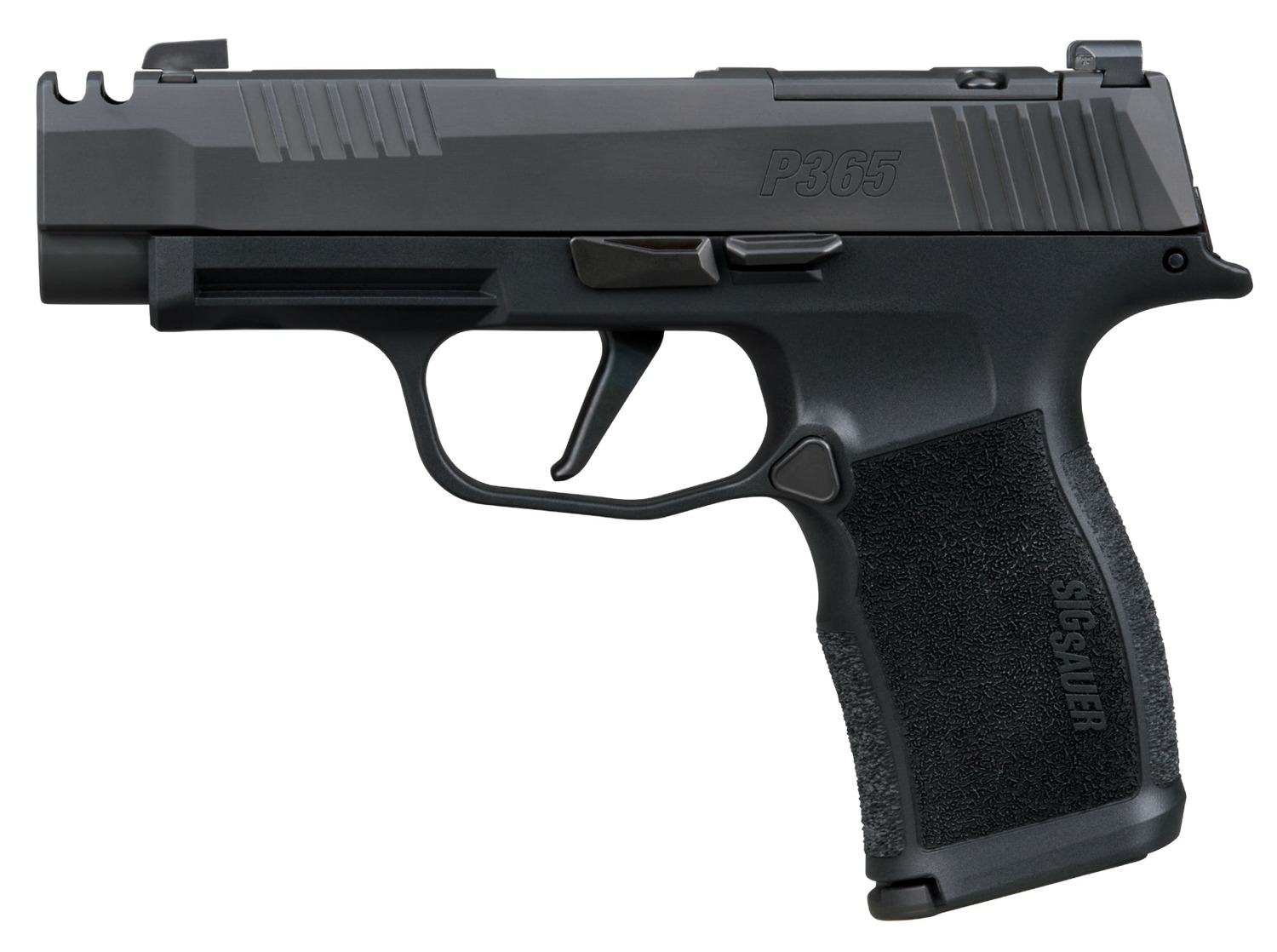 Sig Sauer 365XL380COMPMS P365XL  380 ACP 12+1 3.10″ Black Ported Barrel, Black Nitron Stainless Steel Optic Cut/Ported/Serrated Slide, Black Stainless Steel Frame w/Picatinny Rail, Textured Grip, SIG-