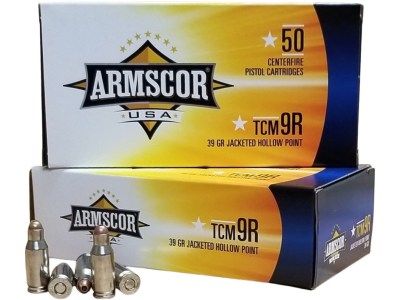 ARMS FAC22TCMNR-1N   22TCM9R 39GR JHP NICKEL 50/20