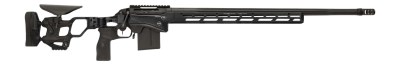Cadex Inc CDXSSPRO6526CP20I2B1N CDX-SS Seven S.T.A.R.S. Pro 6.5 Creedmoor 10+1 26″ Black DLC Fluted Threaded Barrel, Black Cerakote Receiver, ARCA Rail,  M-LOK Handguard, Black Adjustable Folding Butt