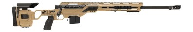 Cadex Inc CDXMCKRKN6524BR20I2B1N CDX-MC Kraken 6.5 Creedmoor 10+1 24″ Black DLC Match Grade Threaded Barrel, Hybrid Tan Receiver w/Picatinny Rail, M-LOK Handguard, Hybrid Tan Adjustable Folding Buttst
