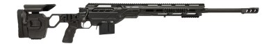 Cadex Inc CDXMCKRKN30824BR20I2F1 CDX-MC Kraken 308 Win 10+1 24″ Black DLC Match Grade Threaded Barrel, Black DLC Receiver w/Picatinny Rail, M-LOK Handguard, Black Adjustable Folding Buttstock, Black P