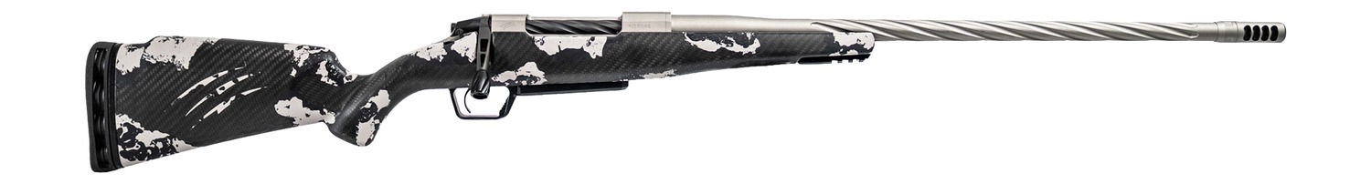 Fierce Firearms ROGSSX300PRC22TP Twisted Rogue XP 300 PRC 3+1 22″ Tungsten Cerakote Spiral Fluted Threaded Stainless Steel Barrel, Drilled & Tapped Receiver, BiPod Rail Forend, Phantom Camo LR Negativ
