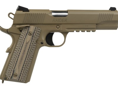 Tisas Arms 10100549 1911 Duty 9mm Luger 9+1 5″ Stainless Barrel, Flat Dark Earth Cerakote Stainless Steel Serrated Slide & Frame w/Picatinny Rail, G10 Grip