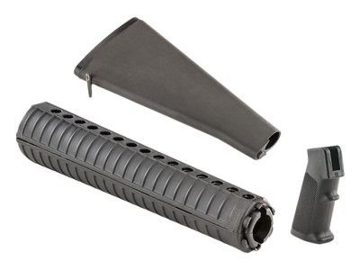 LUTH-AR FK-A2      COMPLETE A2 RIFLE FURN KIT BLK
