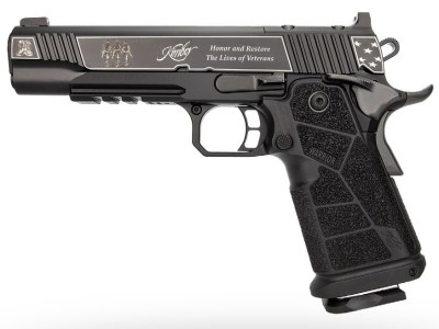 Kimber Mfg, Inc 3700895 DS Warrior Boot Campaign 9mm Luger 20+1 5″ Matte Stainless Deep Crown Barrel, KimPro Black Engraved/Optic Cut/Serrated Slide, Black Stainless Steel Frame w/Beavertail & Picatin