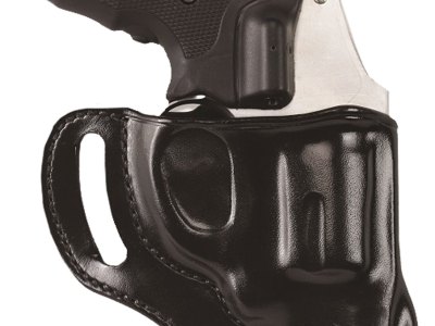 Galco HT158B Hornet  OWB Black Leather Belt Slide Fits S&W J Frame Fits 2″ Barrel Right Hand