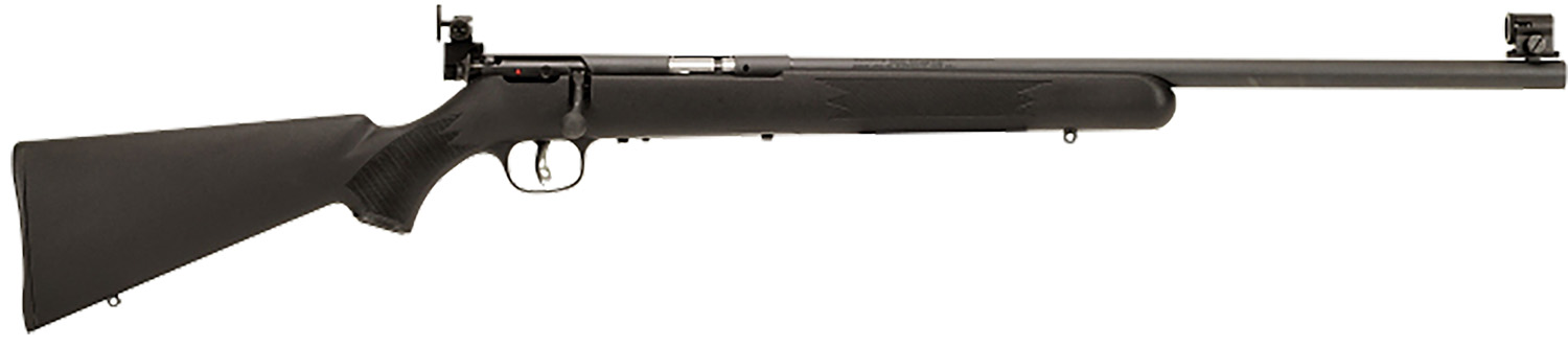 Savage Arms 28900 Mark I FVT Full Size 22 Long/22 Short/22 LR 1rd 21″ Black Satin Heavy Barrel, Satin Black Carbon Steel Receiver, Black Fixed Synthetic Stock, Right Hand