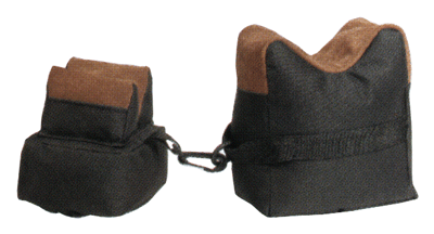 TOC BENCH BAG 2-PC SET – BLACK FABRIC/TAN LEATHER