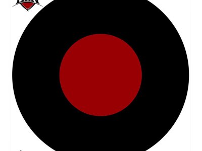 Birchwood Casey 35187 Dirty Bird 3-Gun Nation Circle Paper Hanging 17.25″ Black/Red 5 Pack