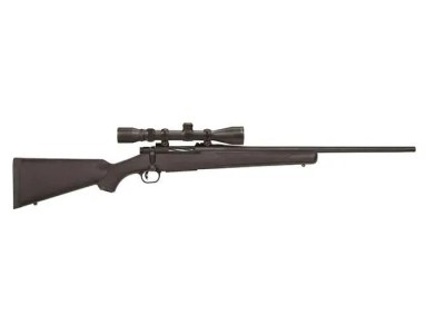 MOSSBERG PATRIOT 350 LEGEND RIFLE 22″ BLACK SYNTHETIC, 4RD 3-9X40 SCOPE