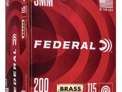FEDERAL 9MM LUGER 115GR FMJ CHAMPION 200CT 200 RD/BX 5 BX/CS
