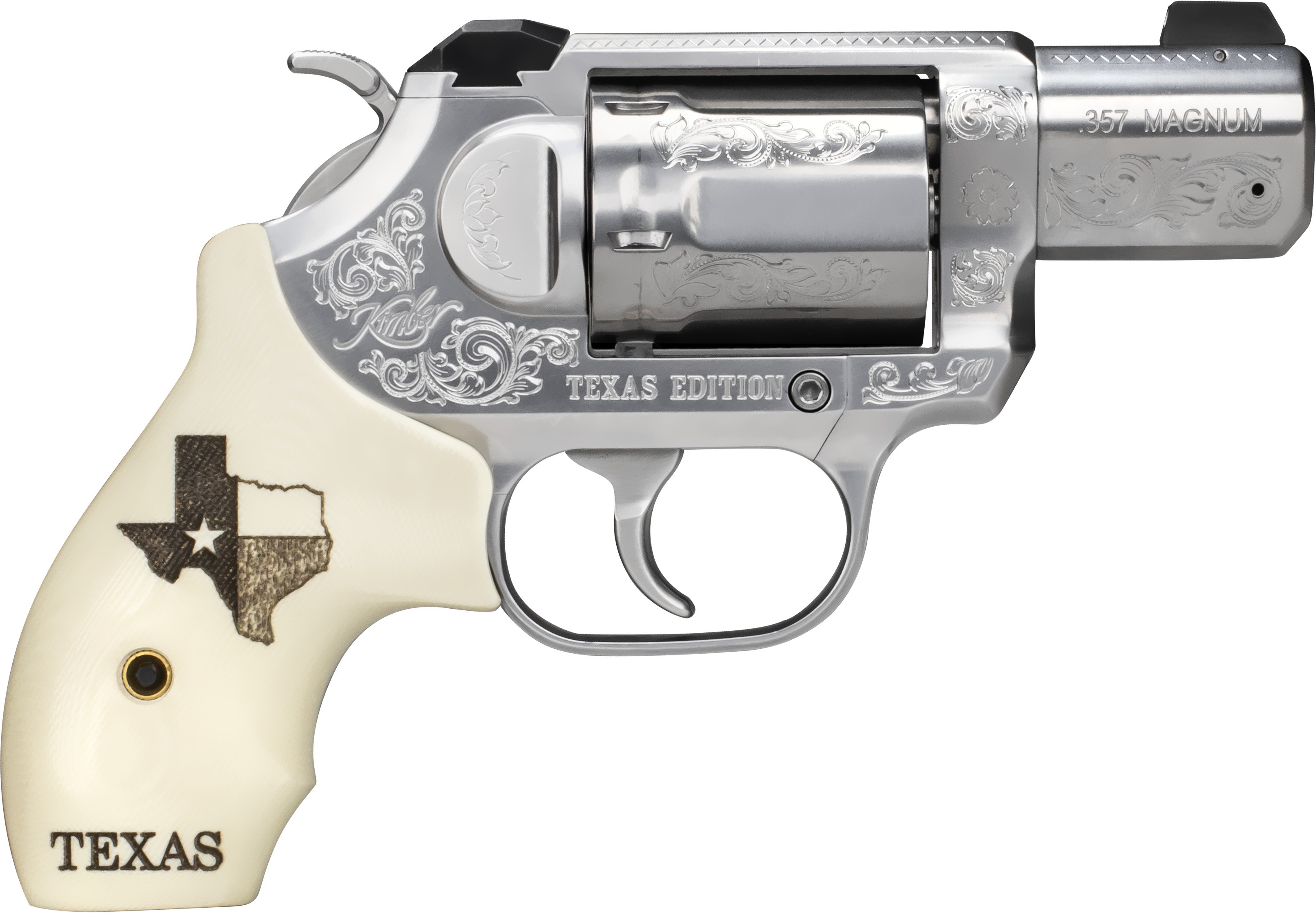KIMBER K6S 357MAG 2″ SS 6RD DASA TX #