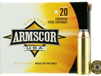 Armscor FAC44M2N USA  44Rem Mag 240gr Jacketed Hollow Point 20 Per Box/25 Case