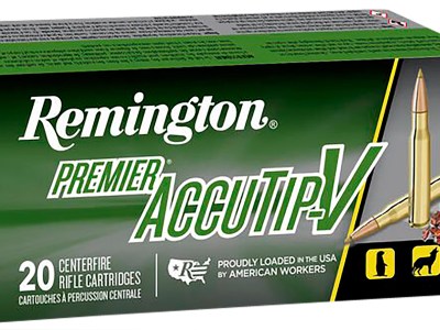 Remington Ammunition 29165 Premier Accutip-V 17RemFireball 20gr AccuTip V 20 Per Box/10 Case