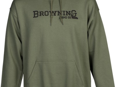 BROWNING HOODIE BRANDED BUCK – MARK GREEN XXLARGE