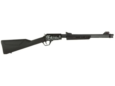 ROSSI GALLERY 22LR RFL 18″ 15RD BLK ENGRAVED TRKY EDITION