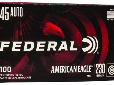 Federal AE45A100 American Eagle Handgun 45ACP 230gr Full Metal Jacket 100 Per Box/5 Case