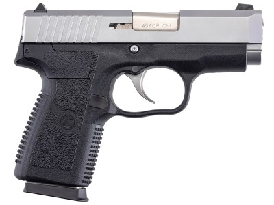 Kahr Arms CM4543 CM45  45 ACP 5+1 3.30″ Serrated Steel Barrel, Matte Stainless Serrated Steel Slide, Black Polymer Frame, Black Textured Polymer Grip, No Safety, Right Hand