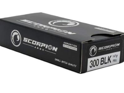 SCORPION 300 BLACKOUT – 147GR FMJ 20RD 10BX/CS