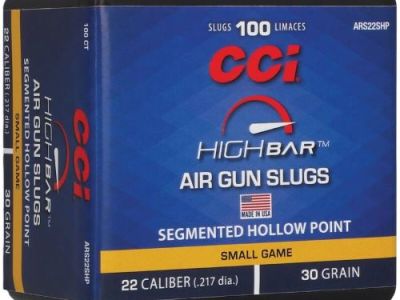 CCI HIGH BAR AIR PELLETS 22 – 30GR HP 100RD BOX 5BX/CS