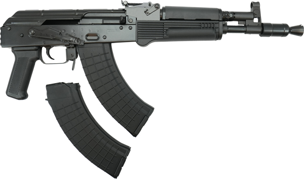 PIONEER ARMS HELLPUP PRO – 11.25″ 7.62X39 2-30RD BLACK