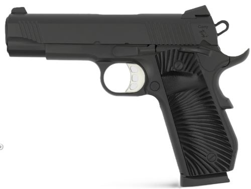 TISAS 1911 CARRY B45B 45ACP – 4.25″ G10 2-8RD BLACK CERAKOTE