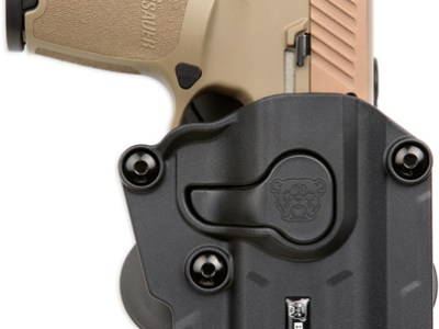 BULLDOG MAX MULTI-FIT POLYMER – PADDLE HOLSTER FULL/COMP BLK