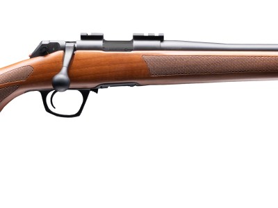 CVA CASCADE 22LR BL/WOOD 18″ TB