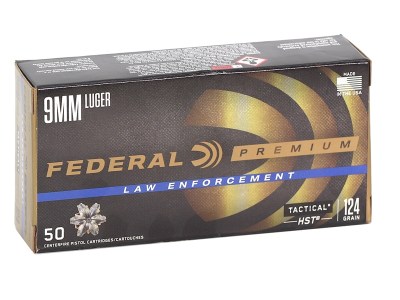 FEDERAL PREM 9MM 124GR HST JHP 50RD BX 1000RD CASE