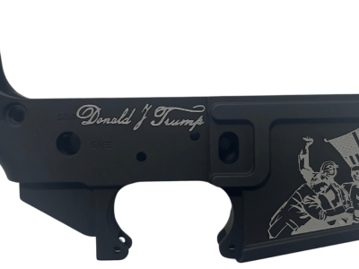 MENKE INDSTRY BILLET LWR RCVR MULTI BLK TRUMP EXCLUSIVE